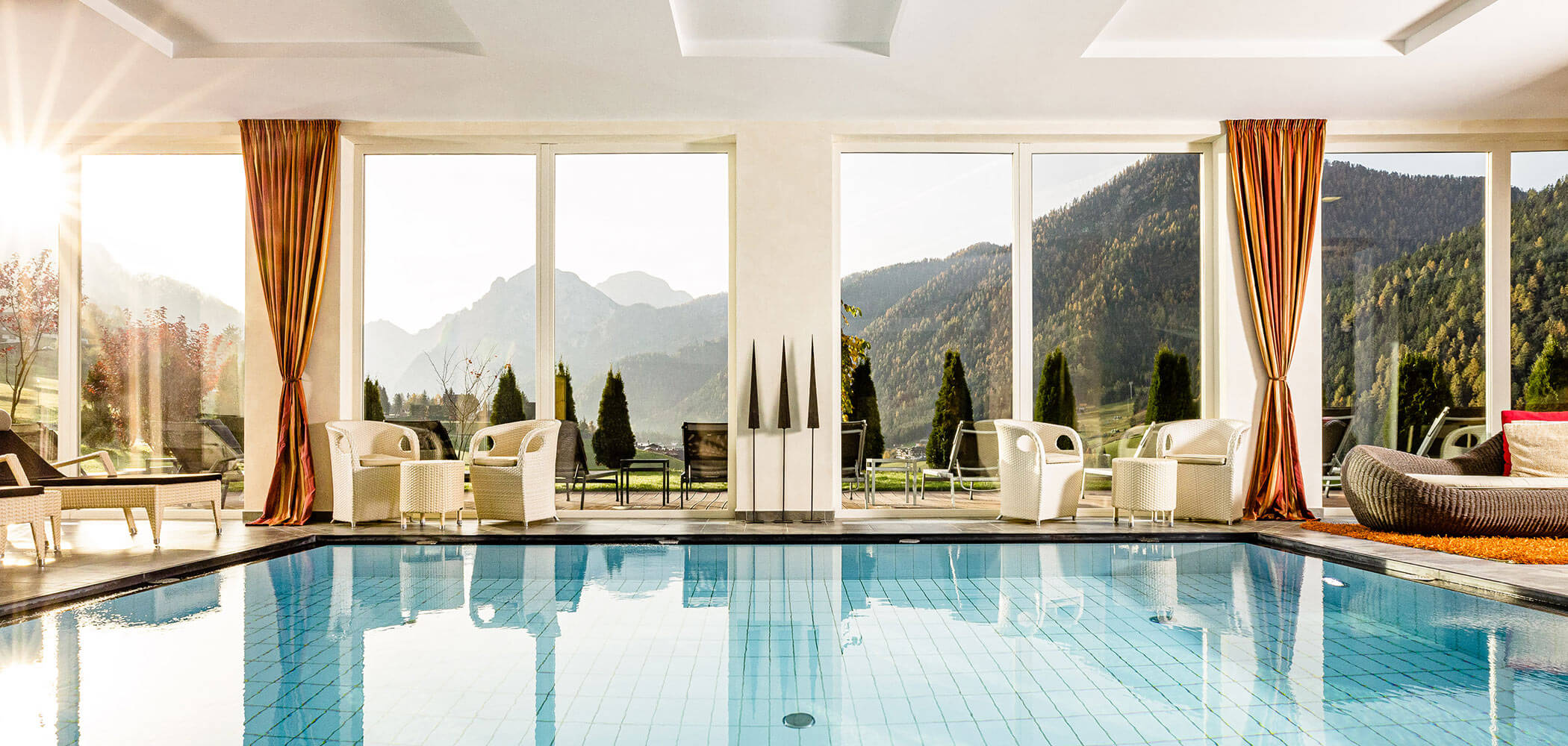 Piscina con vista panoramica