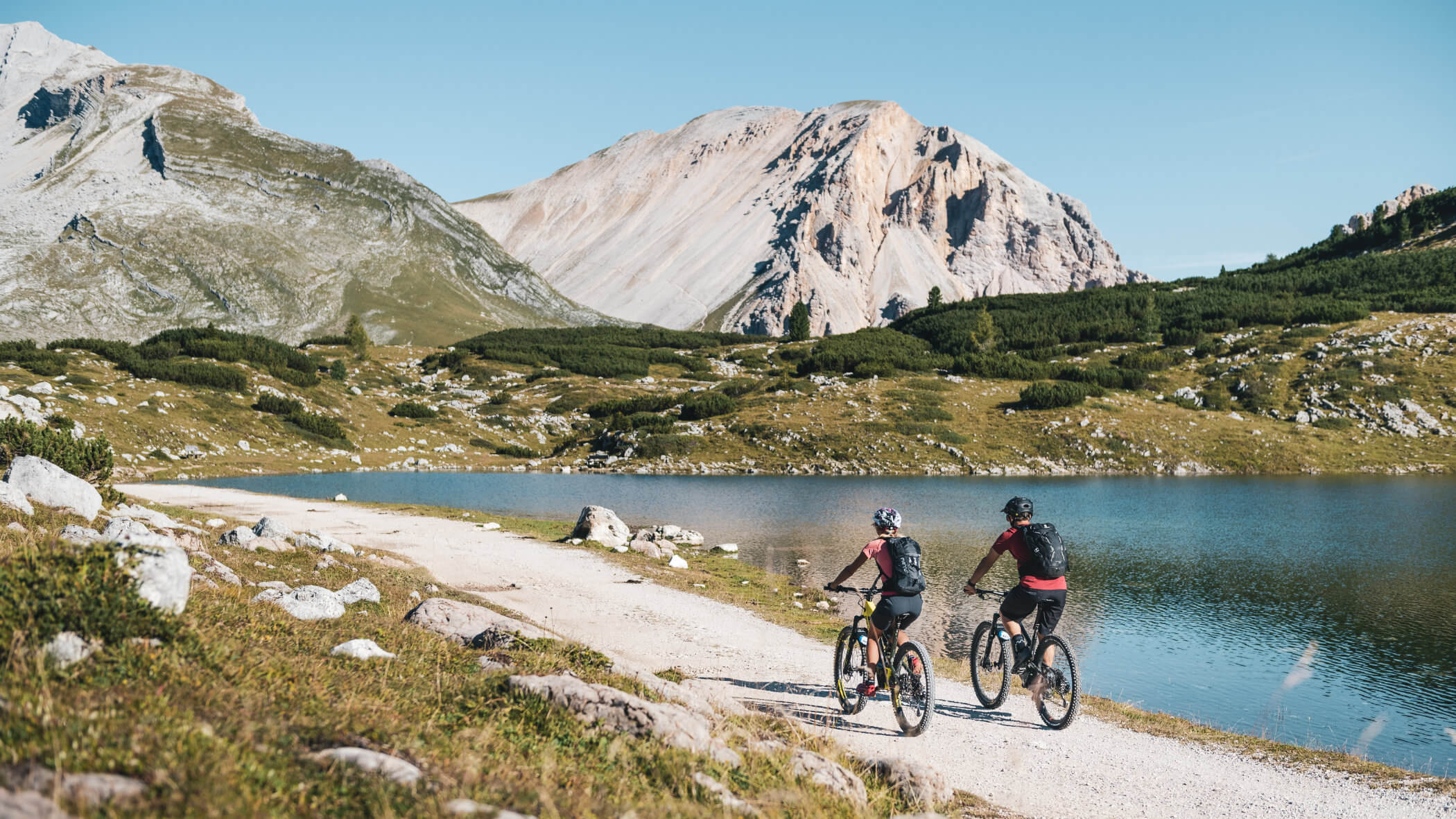 Mountain Bike in the Dolomites